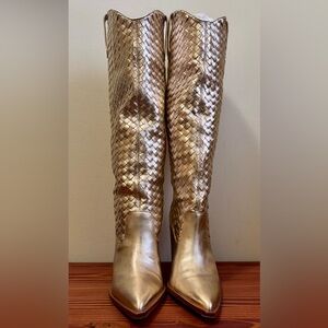 Like New Gold SCHUTZ Boots